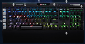 Corsair K95 RGB Platinum - RGB Keyboard